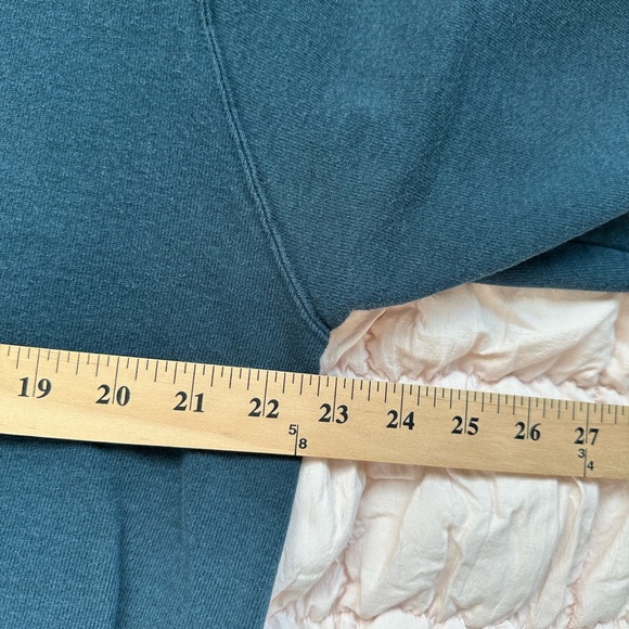 Vintage Champion Reverse Weave Blue Crewneck Women’s L Oversized USA Made - Picture 5 of 9